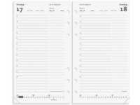 Dagkalender System PP Refill 9,5x16,8cm 1dag/side 24 2785 00 Papir & Emballasje - Kalendere & notatbøker - Kalendere