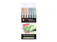 Sakura Koi Colouring Brush Pen set Pastel | 6 colours Skriveredskaper - Fiberpenner & Finelinere - Fiberpenner