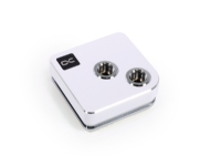 Alphacool 13445, Vannblokk, Messing, Kopper, Hvit, 1/4, 60 °C, 0,8 stang