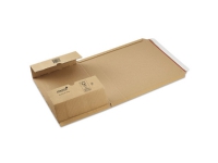 Bogomslag Master'In brun 217x155x10-50mm - (25 stk.) Papir & Emballasje - Konvolutter og poser - Følgesseddel konvolutter