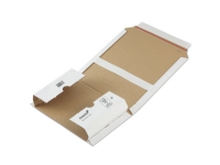 Bogomslag Master'In hvid 325x250x20-75mm - (25 stk.) Papir & Emballasje - Konvolutter og poser - Følgesseddel konvolutter