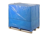 Plastikhætte LDPE blå til 1/1-palle 1300/1100x1700x0,035mm - (50 stk.) Papir & Emballasje - Emballasje - Flastfolie