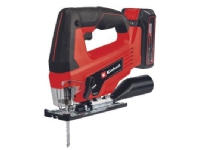 Einhell TC-JS 18 Li, Toppgrep, Sort, Rød, 45°, Laminat, Plast, Stål, Tre, 2700 spm, 7 cm El-verktøy - DIY - El-verktøy 230V - Stikksag