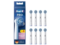 Oral-B Sensitive Clean , 8 stykker, Hvit, 3 måned(er), Ekstra myk, Oral-B, Boks Helse - Tannhelse - Tannbørstehoder