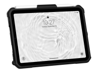 UAG Scout Series - Baksidesskydd för surfplatta - med ställ och handrem - svart - för Apple iPad mini (6:e generation)