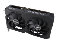 ASUS Dual Radeon RX 7600 V2 8GB - OC Edition - grafikkort - Radeon RX 7600 - 8 GB GDDR6 - PCIe 4.0 - HDMI, 3 x DisplayPort - boks PC-Komponenter - Skjermkort & Tilbehør - AMD