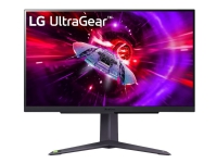 LG UltraGear 27GR75Q-B - GR75Q Series - LED-skjerm - 27 - 2560 x 1440 QHD @ 165 Hz - IPS - 300 cd/m² - 1000:1 - HDR10 - 1 ms - 2xHDMI, DisplayPort - svart, purpur PC tilbehør - Skjermer og Tilbehør - Skjermer