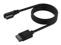 Corsair iCUE LINK - Strøm/data-kabel - CORSAIR iCUE link vinklet til CORSAIR iCUE link rett - 60 cm