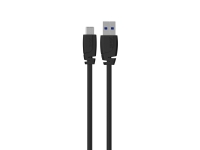Sinox PRO USB C til USB A kabel. 2m. Sort PC tilbehør - Kabler og adaptere - Datakabler