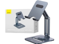 Baseus B10431801811-00, Nettbrettstativ, Grå, Metall, 10 kg, 0 - 30°, 360°