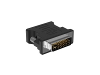 Sinox DVI - VGA adapter. Sort PC tilbehør - Kabler og adaptere - Datakabler