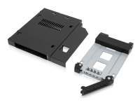 ICY Dock ToughArmor MB411SPO-B - Uttagbar harddiskramme - fra 5,25 Slim Line til 2,5 - svart