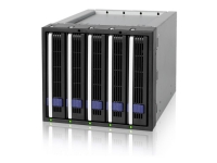 Cremax ICY Dock FatCage MB155SP-B - Lagringsdrevhylse - 3.5 - svart PC & Nettbrett - Tilbehør til servere - Diverse