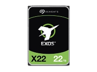 Seagate Exos X22 ST22000NM002E - harddisk - 22 TB - intern - 3,5 - SATA 6Gb/s - 7200 rpm PC-Komponenter - Harddisk og lagring - Interne harddisker