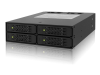 Cremax ICY Dock ToughArmor MB994SP-4SB-1 - Hus for lagringsenhet - SATA 6Gb/s - SATA 6Gb/s - matt svart PC & Nettbrett - Tilbehør til servere - Diverse