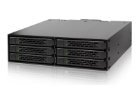 Cremax ICY Dock MB996SP-6SB - Lagringsdrevhylse - 2.5 - matt svart