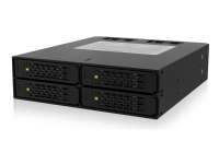 Cremax ICY Dock MB994SP-4S - Lagringsdrevhylse - 2.5 - fra 5,25 til 2,5 - svart PC & Nettbrett - Tilbehør til servere - Diverse