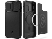 Spigen Optik Armor, Etui, Apple, iPhone 14 Pro Max, 17 cm (6.69), Sort Tele & GPS - Mobilt tilbehør - Deksler og vesker