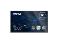 InFocus INF6550, 165,1 cm (65), 1428 x 804 mm, 450 cd/m², 1.073 milliarder farger, 3840 x 2160 piksler, 4K Ultra HD TV, Lyd & Bilde - Prosjektor & lærret - Interaktive Tavler