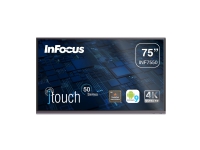InFocus - 75 Diagonalklasse LED-bakgrunnsbelyst LCD-skjerm - handelsbruk - 4K UHD (2160p) 3840 x 2160 TV, Lyd & Bilde - Prosjektor & lærret - Interaktive Tavler