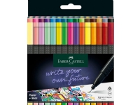 Faber-Castell 151630, Flerfarget, Fint, Flerfarget, Trekant, Matfargebasert blekk, Metall