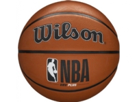Wilson NBA DRV Plus, Sort, Brun, Hvid, Indendørs & udendørs, Mønster, Unisex, 1 stk