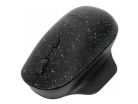 Targus ErgoFlip EcoSmart - Mus - ergonomisk - bærekraftig tvehendt - høyre- og venstrehåndet - optisk - 6 knapper - trådløs - Bluetooth 5.0 LE - svart