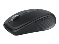 Logitech MX Anywhere 3S for Business - Mus - høyrehendt - optisk - 6 knapper - trådløs - Bluetooth - Logitech Logi Bolt USB-mottaker - grafitt PC tilbehør - Mus og tastatur - Mus & Pekeenheter