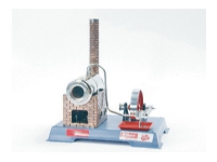 Wil D 6 dampmaskine Radiostyrt - RC - Modellbygging Motor - Dampmotorer