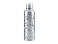Paladone Minecraft Metal Water Bottle, 500 ml, Daglig bruk, Rustfritt stål, Rustfritt stål, Skrulokk, Rustfritt stål