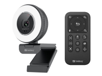 Sandberg Streamer USB Webcam Pro Elite - Direktestrømningskamera - farge - 2560 x 1440 - lyd - USB 2.0 - MJPEG, H.264, YUY2, H.265 PC tilbehør - Skjermer og Tilbehør - Webkamera