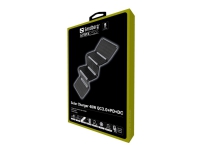 Sandberg - Solcellelader - 40 watt - QC 3.0 - 3 utgangskontakter (USB, 5,5 x 2,1 mm DC-jakk, 24 pin USB-C) - på kabel: USB, USB-C, power DC jack 5.5 mm (ID: 2.1 mm) Tele & GPS - Batteri & Ladere - Ladere