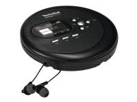 TechniSat DIGITRADIO CD 2GO BT, 140 g, Sort, Bærbar CD-spiller TV, Lyd & Bilde - Bærbar lyd & bilde - MP3-Spillere