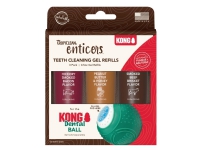 KONG TropiClean Dental Gel 3 pak. 17 ml. Kjæledyrmerker - Tilbehør - Konge