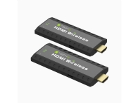 Techly IDATA HDMI-WL53, 1920 x 1080 piksler, AV-sender og -mottaker, 50 m, Trådløs, Sort, HDCP TV, Lyd & Bilde - Annet tilbehør - Audio & Video Forlenger