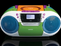 Lenco SCD-681, Flerfarget, Bærbar CD-spiller TV, Lyd & Bilde - Stereo - Boomblaster