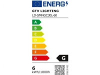 GTV LED-LYSKILDE, C30L, SMD 2835, 4000K, E14, 6W, AC220-240V, STRÅLEVINKEL 160 grader, 470 lm, 52 mA LD-SMNGC30L-60 Belysning - Lyskilder - Spotlight - Lyskilde - G9