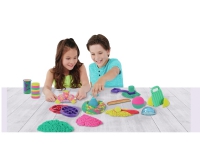 Kinetic Sand Ultimate Sandisfying Set mit 907 g und 10 Werkzeugen, Kinetischer Sand für Kinder, 3 Jahr(e), Pink, Türkis, Gelb