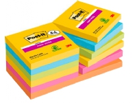 3M 7100259227, firkant, Blå, Grønn, Oransje, Rosa, Gult, Papir, 76 mm, 76 mm, 90 ark