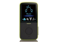 Lenco PODO-153, MP3-spiller, 4 GB, TFT, USB 2.0, Sort, Limefarget, Hodetelefoner TV, Lyd & Bilde - Bærbar lyd & bilde - MP3-Spillere