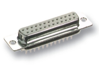 EFB Elektronik 28703.1, Dsub 9-pin, Grå, Hunkjønn, Rett, Metall, 30,8 mm