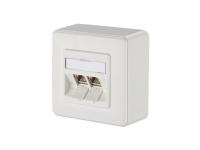 METZ CONNECT 1309120002-E sokkel RJ-45 hvit (1309120002-E-90)