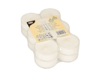 Papstar 85203, Rund, Hvit, 8 timer, 12 stykker