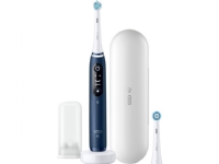 Oral-B iO Series 7N Sapphire Blue, Voksen, Vibrerende tannbørste, Daglig stell, Grundig rens, Gum omsorg, Sensitiv / Myk, Whitening, Blå, Rund, Batteri