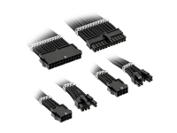 Kolink Core Standard Braided Cable Extension Kit - Jet Black PC tilbehør - Kabler og adaptere - Strømkabler