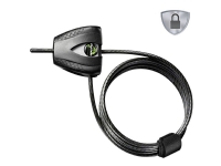 MASTER LOCK 8417EURDPRO, Kabellås, Sort, Stål, Vinyl, Vinyl, Stål, 1800 mm