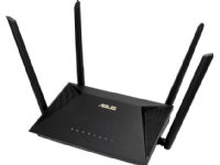 ASUS RT-AX1800U, Wi-Fi 6 (802.11ax), Dobbelbånd (2.4 GHz / 5 GHz), Ethernet/bredbåndsforbindelse, Sort, Frittstående router PC tilbehør - Nettverk - Trådløse rutere og AP