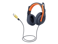 Bilde av Logitech Zone Learn Over-ear Wired Headset For Learners, 3.5mm Aux - Hodetelefoner Med Mikrofon - Full Størrelse - Kablet - 3,5 Mm Jakk