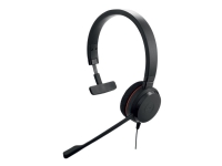 Jabra Evolve 20 MS mono - Hodesett - on-ear - konvertibel - kablet - USB-C - lydisolerende TV, Lyd & Bilde - Hodetelefoner & Mikrofoner