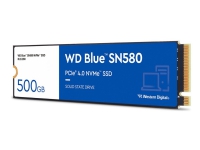 WD Blue SN580 - SSD - 500 GB - intern - M.2 2280 - PCIe 4.0 x4 (NVMe)
